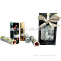 Simple fashion Soft Card Paper Packaging with window /Bow and Color printing for lipstick